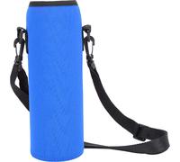 Bouteille d'eau de sport en plein air Sac de support thermique Étui de preuve raillé avec sangle (bleu)