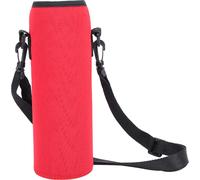 Bouteille d'eau de sport en plein air Sac de support thermique Étui de preuve raillé avec sangle (rouge)