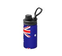 Bouteille d'eau de sport isotherme en acier inoxydable avec motif drapeau australien pour garder le froid au chaud pour le sport