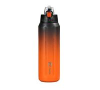 Bouteille D'eau De Vélo À double paroi, bouteille de sport, 600 ml, acier inoxydable 18/10, fiole à vide, gobelet isolé, épreuve de fuite, personnaliser Bouteille D'eau ( Color : 600ml , Size : Gradie