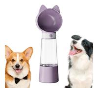 Bouteille d'eau de Voyage pour Chien,Abreuvoir 2-en-1 Portable et Anti-Fuite - Gourde pour Chien - pour Promenade randonnée Plage Camping Voyage extérieur Jardin Cour