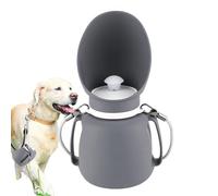Bouteille d'eau de voyage pour chien, distributeur d'eau pliable, anti-fuite, capacité de 800 ml, avec cordon, pour chiots de petite, moyenne et grande taille, 25 x 13 cm