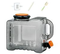 Bouteille d'eau d'extérieur - Robinet de 15 L, réservoir distributeur, récipient à grande capacité, carafe de stockage d'eau robuste | Solution d'hydratation portable et durable pour camping