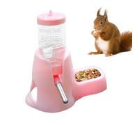 Bouteille d'eau du hamster, hamster qui - faire un bol et une bouteille d'eau, prévention de l'automne - Souris antidérapante de mangeoire stable - petit animal de compagnie - Rust - Ha Water Bottle -