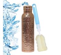 Bouteille d'eau électroplaquée : bouteille isolée en argent doré, tasse d'eau de sport isolée | 304 Tumbler de glace en acier inoxydable, 620 ml de matrice sous vide à double paroi de grande capacité