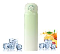 Bouteille d'eau en acier inoxydable 50 vec isolation thermique et anti-goutte - Design dégradé élégant - Idéale pour l'eau, le thé, le café, les boissons froides