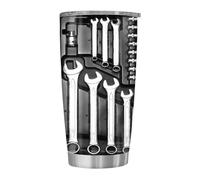 Bouteille d'eau en acier inoxydable, 600 ml, anti-fuite, tasse à café isotherme, pour café, thé, lait, fête des pères, cadeau, vacances, bureau, voyage, camping, fitness