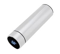Bouteille d'eau en acier inoxydable avec affichage intelligent de la température - Étanche - Pour randonnée, voyage, plein air, gym, fitness, bureau, école, camping