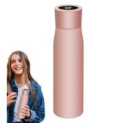 Bouteille d'eau en acier inoxydable avec rappel pour boire | Gobelet thermique LED léger antidérapant pour sport, fitness, gym, cyclisme, voyage
