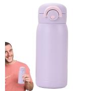 Bouteille d'eau en acier inoxydable | Bouchon de saut esthétique | Bouteille isotherme sous vide en acier inoxydable - Pour l'école, le camping, la randonnée, le pique-nique, la gym, le vélo, les