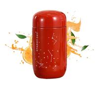 Bouteille d'eau en acier inoxydable - Petite cantine à œufs étoilés, bouteille isotherme portable à double paroi pour boissons chaudes et froides, entraînement, école, maternelle, randonnée, camping