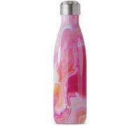 Bouteille d'eau en acier inoxydable S'well 17 oz Rose Agate Contenants isothermes triple couche pour garder les boissons froides pendant 36 heu
