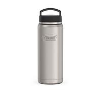Bouteille d'eau en acier inoxydable THERMOS ICON SERIES avec couvercle vis - 1 134 g - Acier inoxydable mat - Bouteille d'eau isol e sous vide