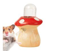Bouteille d'eau en céramique en forme de champignon pour hamster - Ne goutte pas - Pour cage d'écureuil, chinchilla - Appartement - Salon