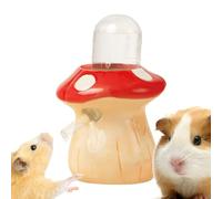 Bouteille d'eau en céramique pour hamsters - Abreuvoir pour cochons d'Inde en forme de champignon | Bouteille d'eau pour animaux de compagnie en forme de champignon | Capacité de 60 ml, design