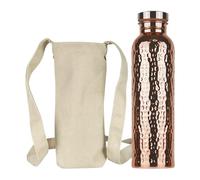Bouteille d'Eau en Cuivre à Boire, Bouteille Isotherme En Cuivre Anti-fuite, Gobelet Portable Anti-fuite 800ml Pour Hydratation Gym Camping Voyage Travail Sports Extérieurs Les Jours