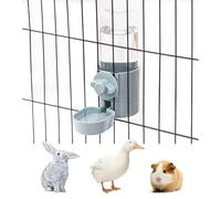 Bouteille d'eau en forme de lapin de 500 ml - Distributeur d'eau automatique à suspendre, sans fuite, pour lapin, cochon d'Inde, chinchilla, hamsters, chat, chien et petits animaux, bleu