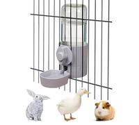 Bouteille d'eau en forme de lapin de 500 ml - Distributeur d'eau automatique à suspendre, sans fuite, pour lapin, cochon d'Inde, chinchilla, hamsters, chat, chien et petits animaux, bleu
