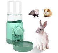Bouteille d'eau en forme de lapin pour cage de 500 ml - Ne goutte pas - Distributeur d'eau automatique à suspendre pour lapin, hamster, chiots et petits animaux (espacement des grilles de plus de 2,5