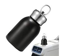 Bouteille d'eau en métal - Mini tasse portable sous vide - 1 bouteille isotherme pour rétention thermique - cantine en acier avec couvercle anti-fuite, équipement d'hydratation - récipient compact