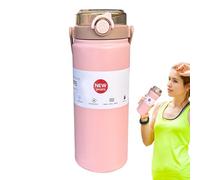 Bouteille d'eau en métal pour eau chaude et froide | Pichet anti-fuite pour la course à pied, la gym, l'entraînement, le camping, le cyclisme, le sport, la pêche, l'école, les bébés et les tout-petits