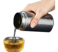 Bouteille d'eau en titane - Mini bouteille anti-fuite pour chaud et froid | Bouteille isotherme en titane pour randonnée, pique-nique, école, gym, cyclisme, filles, adolescents, garçons, adultes