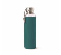 Bouteille d'eau en verre 600ml, marine / Black+Blum