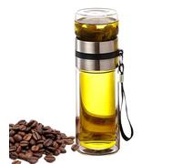 Bouteille D'eau En Verre À Double Paroi - Tasse À Thé Anti-fuite, Bouteille Avec Infuseur À Théss En Verre, Bouteilless D'eau Avec Infuseur, Tasseaa À Théss À Double Paroi | Bouteilless De