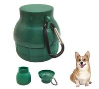 Bouteille d'eau et Gamelle Portables 2 en 1 pour Animaux de Compagnie,Distributeur d'eau en Silicone de 200 ML avec Gamelle pour Chiens et Chats,pour Promenades,Randonnées et Activités de Plein Air