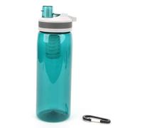 Bouteille D'eau Filtree D'exterieur De 770 Ml, Pour Camping, Urgence, Filtre A Eau, Purificateur, Vert