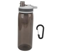 Bouteille D'eau FiltréE Portable De 770ml, Purificateur D'eau D'extéRieur Pour Camping RandonnéE D'urgence Noir