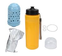 Bouteille d'eau filtrée Portable pour voyage en plein air randonnée Camping 750ml (Jaune)