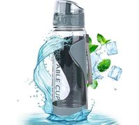 Bouteille d'eau Flamenco Mystique 600ml pour le fitness et la gym, portable, petite - BD03