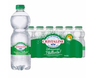 Bouteille d'eau gazeuse Cristaline Pétillante 50cl x24