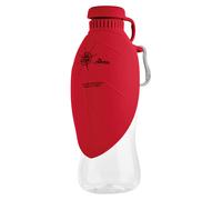 Bouteille D'Eau Hunter Outdoor Avec Bol En Silicone Pour Chiens Rouge 550Ml 20Cm