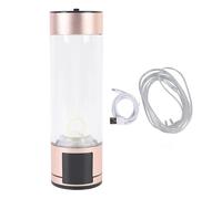Bouteille d'eau hydrogène 400 ml 2 modes de type C 5V machine à ionizer hydrogène scellé scellé pour usage quotidien (Doré)