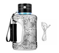 Bouteille d'eau hydrogène Générateur de boisson de haute qualité 1500 ml Améliorez la qualité en 3 minutes de grande capacité portable pour voyager Noir