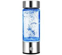 Bouteille d'eau hydrogène rechargeable en verre, générateur de bouteille d'eau hydrogène portable - 1 pièce