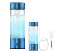 Bouteille d'Eau Hydrogène Rechargeable Type-C, Générateur d'Eau Hydrogénée Portable 460ml, Électrolyse Rapide 3 Minutes, Idéal pour Bureau, Voyage et Usage Quotidien