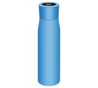 Bouteille d'eau intelligente en métal - Réveil intelligent avec tasse thermique LED, bouteille isolée en acier inoxydable antidérapante, large et légère pour salle de sport