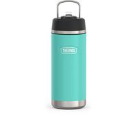 Bouteille d'eau isol e THERMOS ICON SERIES avec couvercle paille Bouteille d'eau isol e sous vide en acier inoxydable Seafoam de 18 onces avec
