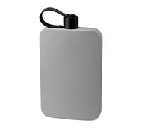 Bouteille d'eau isotherme - 500 ml avec couvercle à paille - Bouteille isotherme en acier inoxydable - Bouteille d'arrosage plate sous vide - Gobelet pour camping, sport, voyage, gym, randonnée