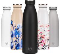 Bouteille D'eau Isotherme 750ml Bourgogne Cosmos Oriental Gourde Métallique Acier Inoxydable À Double Paroi Sous Vide Gourde De Sport Anti-Fuite Idée Cadeau Femmes Et Hommes