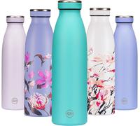 Bouteille D'eau Isotherme 750ml Bourgogne Cosmos Oriental Gourde Métallique Acier Inoxydable À Double Paroi Sous Vide Gourde De Sport Anti-Fuite Idée Cadeau Femmes Et Hommes