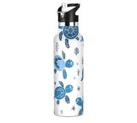 Bouteille d'eau isotherme à double paroi étanche sans BPA avec poignée pour la maison/bureau/voyage/sport/école botella de agua para gym
