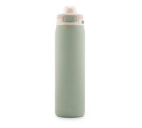 Bouteille d'eau isotherme avec couvercle à remplissage rapide, 650 à 950 ml, design à double ouverture, mélange de couleurs macarons (F, 950 ml)