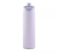 Bouteille d'eau isotherme avec couvercle à remplissage rapide, 650 ml, design à double ouverture, mélange de couleurs macarons (A, 650 ml)