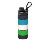 Bouteille d'eau isotherme avec drapeau de la République d'Ouzbékistan - Pour le sport, l'extérieur, les voyages, le bureau