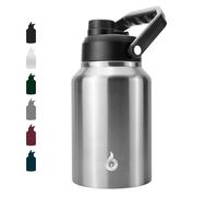 Bouteille d'eau isotherme de 1,8 l en acier inoxydable de couleur primaire avec fond antidérapant