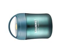 Bouteille d'eau isotherme de grande capacité en acier inoxydable de 550 ml à large goulot pour le sport, rétention du froid, isolation en acier inoxydable à large goulot